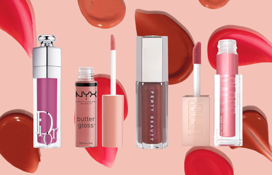 lip glosses with swatches