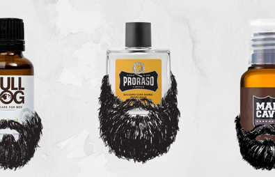 Beard oil and balm selection