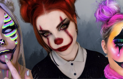 clown makeup looks for halloween