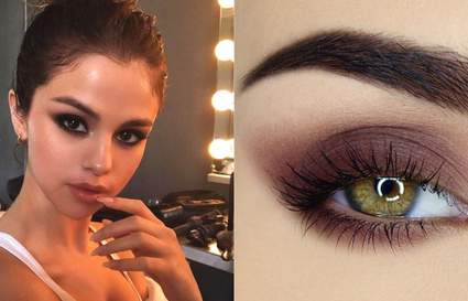 selena gomez smokey eye