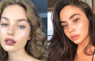 no makeup models
